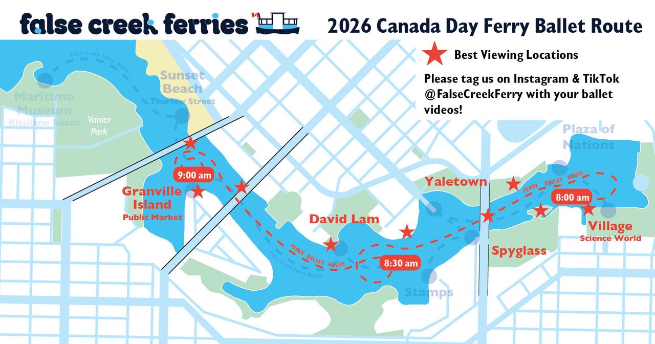 seventeen little blue ferries sailing in tight formation